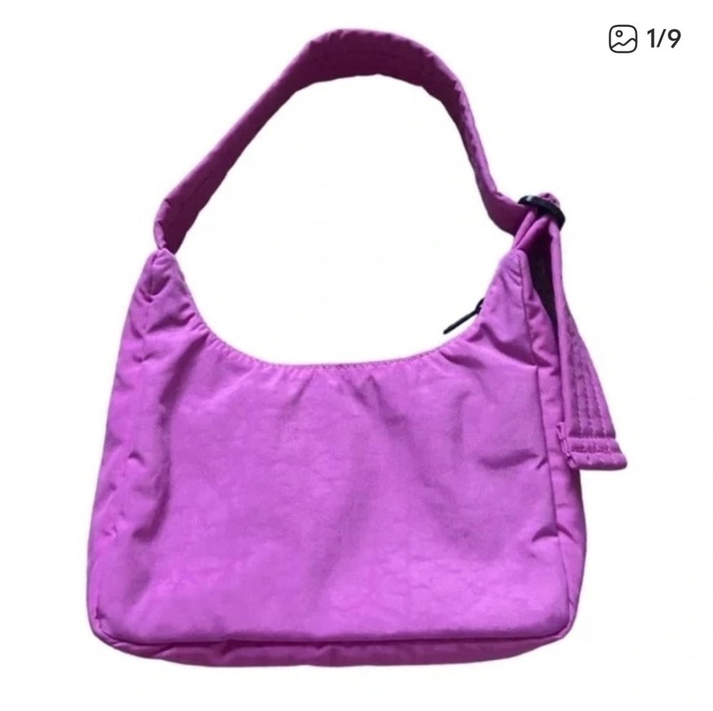 BAGGU Nylon Mini Shoulder Bag PINK - Picture 4 of 4